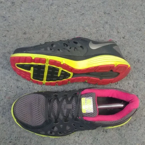 Nike Dual Fusion Run 2 Womens 8.5 Running Shoes Low Top Sneakers Gray - Picture 7 of 10